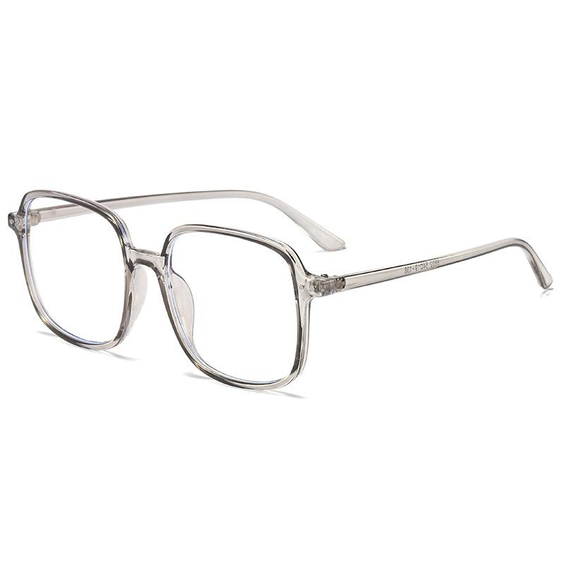 Ультралегкие женские квадратные очки для защиты глаз от синего излучения, антирадиационное большое лицо, тонкое и универсальное круглое плоское зеркало