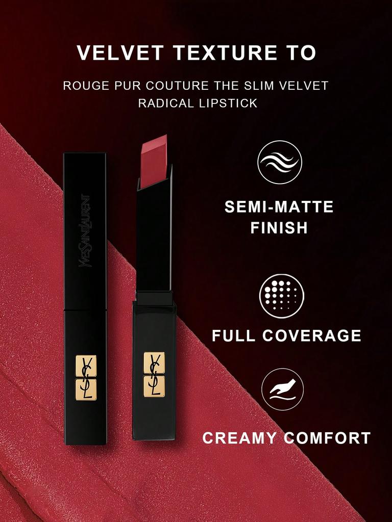 Yves Saint Laurent THE SLIM VELVET RADICAL Помада 2 г - Роскошный бархатно-матовый