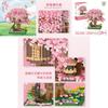 Micro Particle Building Blocks Set Featuring Sakura Tree For Kids Creative Building And Learning