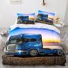 3D Truck Printed Duvet and Pillowcase 2 or 3 Luxury Bedding AU/EU/DE Full Size Soft and Quick Drying Home Decor Home Gift