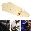 Jazz Guitar Bridge Metal Fan Shape Jazz Guitar Bridge Replacement for Semi Hollow Electric Guitar Accessory