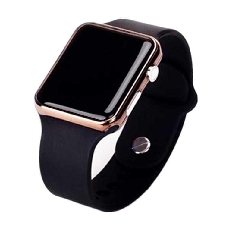 Спортивные электронные часы на силиконовом ремешке