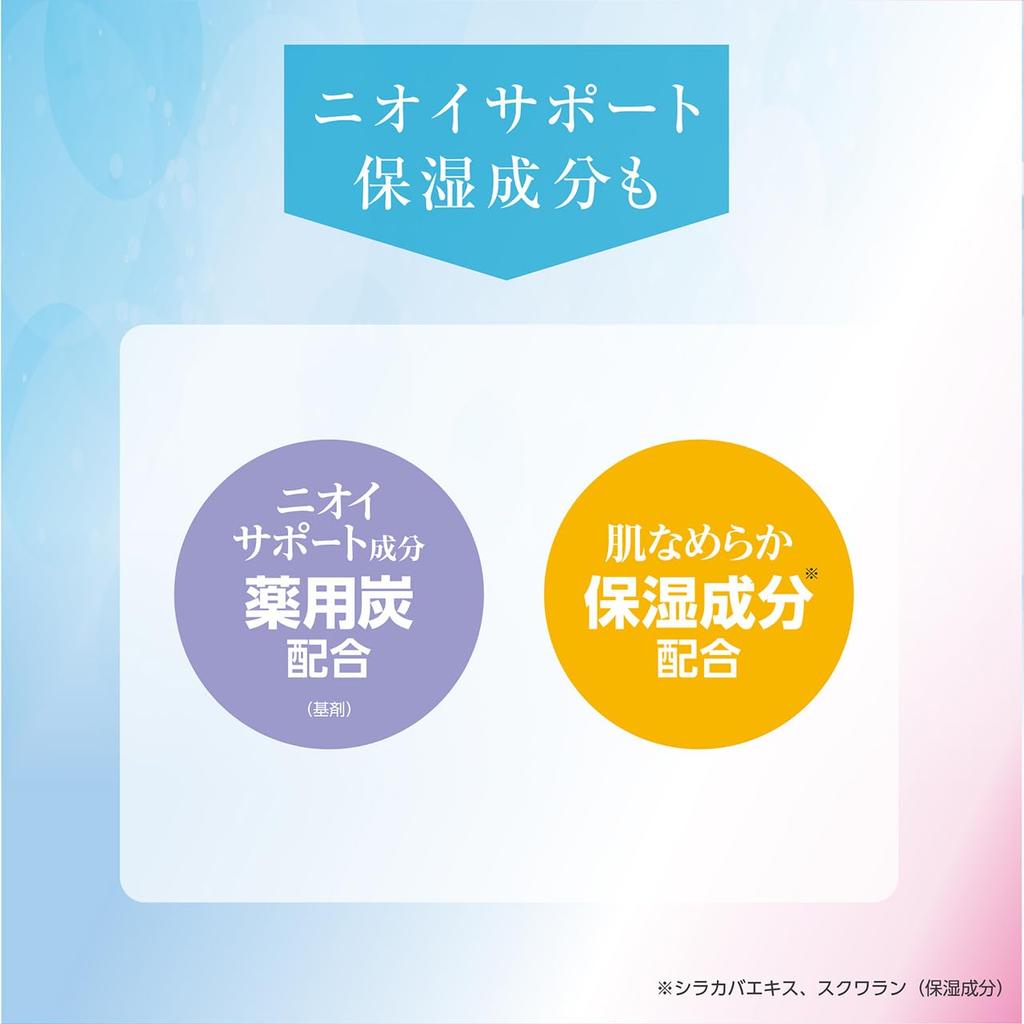 Fragrant Medicated Body with Fresh Soap Scent Medicated Body Antiperspirant Cooling Armpit Body Sweat Made in Japan Powder, 25g, Puff, / Quasi-drug,