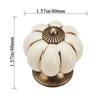 Colorful Furniture Single Hole With Screws Pumpkin Door Knob Drawer Pull Drawer Knob Door Handle