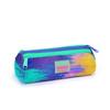 coral high Kids Colorful Airbrush Patterned Three Compartment Pencil Bag 22038