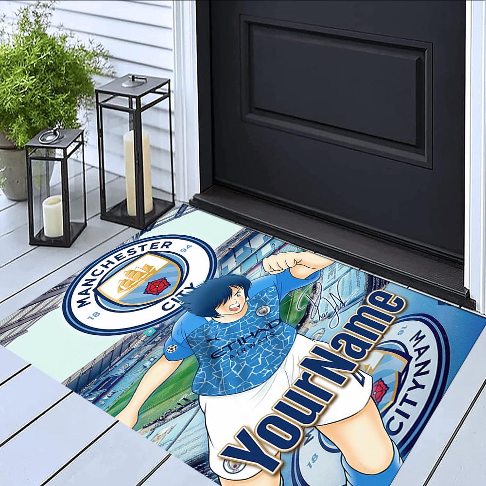 Manchester City (19) Customize your name rug, office chair cushion, home bedroom living room gift.