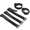 Black Strong Sticky Home Cable Organizer Nylon Fixed Straps Nylon Rope Cable Straps Tie Rope Straps