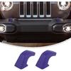 Linskip Tow Hook Covers for 2007-2026 Jeep Wrangler 4XE JL JK & Gladiator JT (Sport Willys Sahara Rubicon) - Rubber Sleeve Protectors for Front
