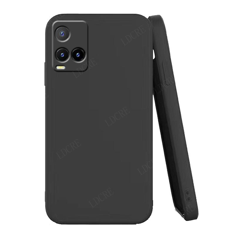 For Cover Vivo Y33S Case For Vivo Y33S Capas Back Liquid Silicone Shockproof Full Soft Cover For Vivo Y21 Y21S Y21T Y33S Fundas