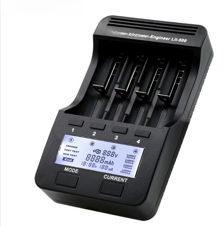 1 шт. 18650/26650/16340 зарядное устройство с экраном