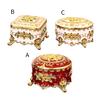 Jewelry Box Vintage Storage Reusable Unique Rose Pattern Organizer for Bedroom