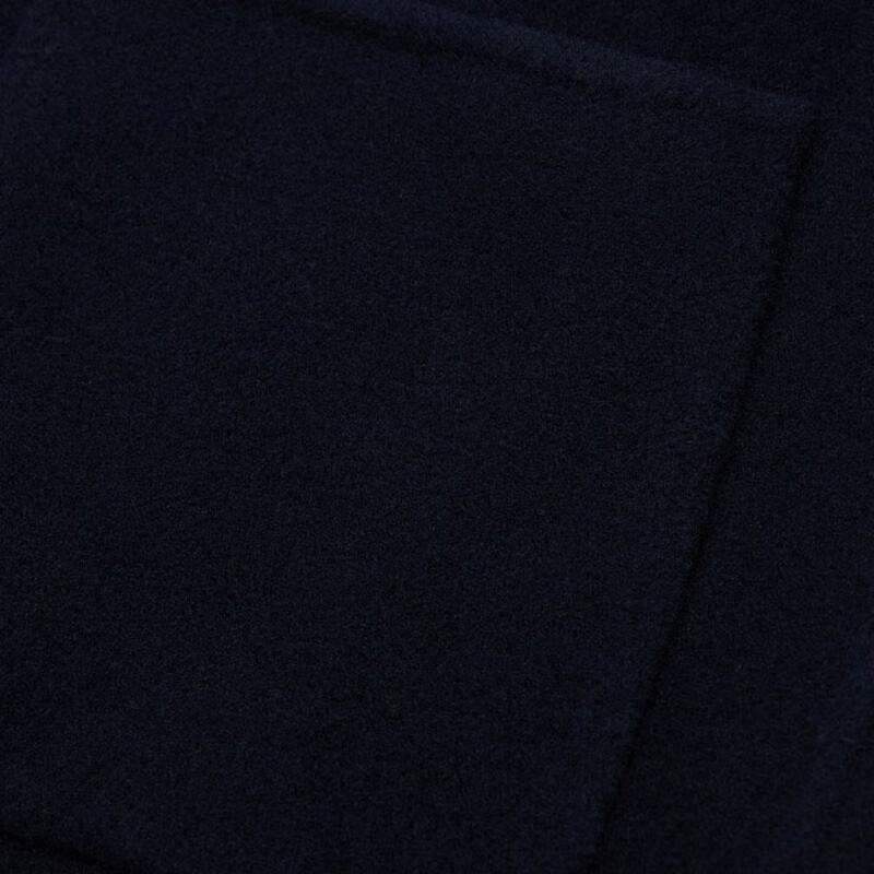 MO&Co. Women's Wool Double-Sided Hooded Cocoon Coat