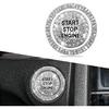 Bling Crystal Car Engine Start Ring Sticker, Sparkling Rhinestone Push Start Button Decorative Cover, Anti-Scratch Key Ignition & Knob Bling Ring,