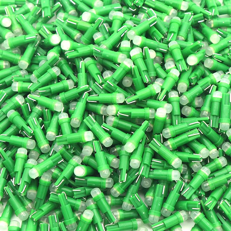 10 шт. T5 Светодиодная лампа для приборной панели автомобиля Инструмент Автомобильная клиновидная лампа для чтения приборов 12 В Автостайлинг ADM