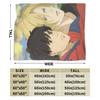 Плед с принтом из аниме Banana Fish для мужчин и женщин, теплый, уютный, пушистый, пледы для дивана, 50x60 дюймов, разные размеры