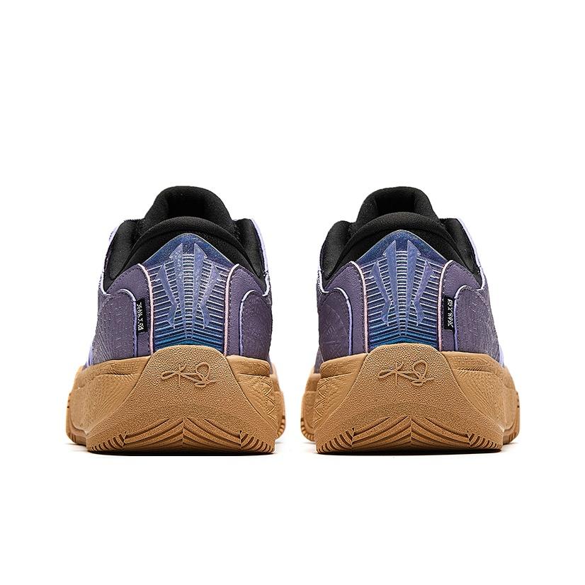 Anta Hélà Code Удобная Мода Прочные Легкие Низкие Кроссовки Мужские Кроссовки Темно-Фиолетовый Серый 112541801-2