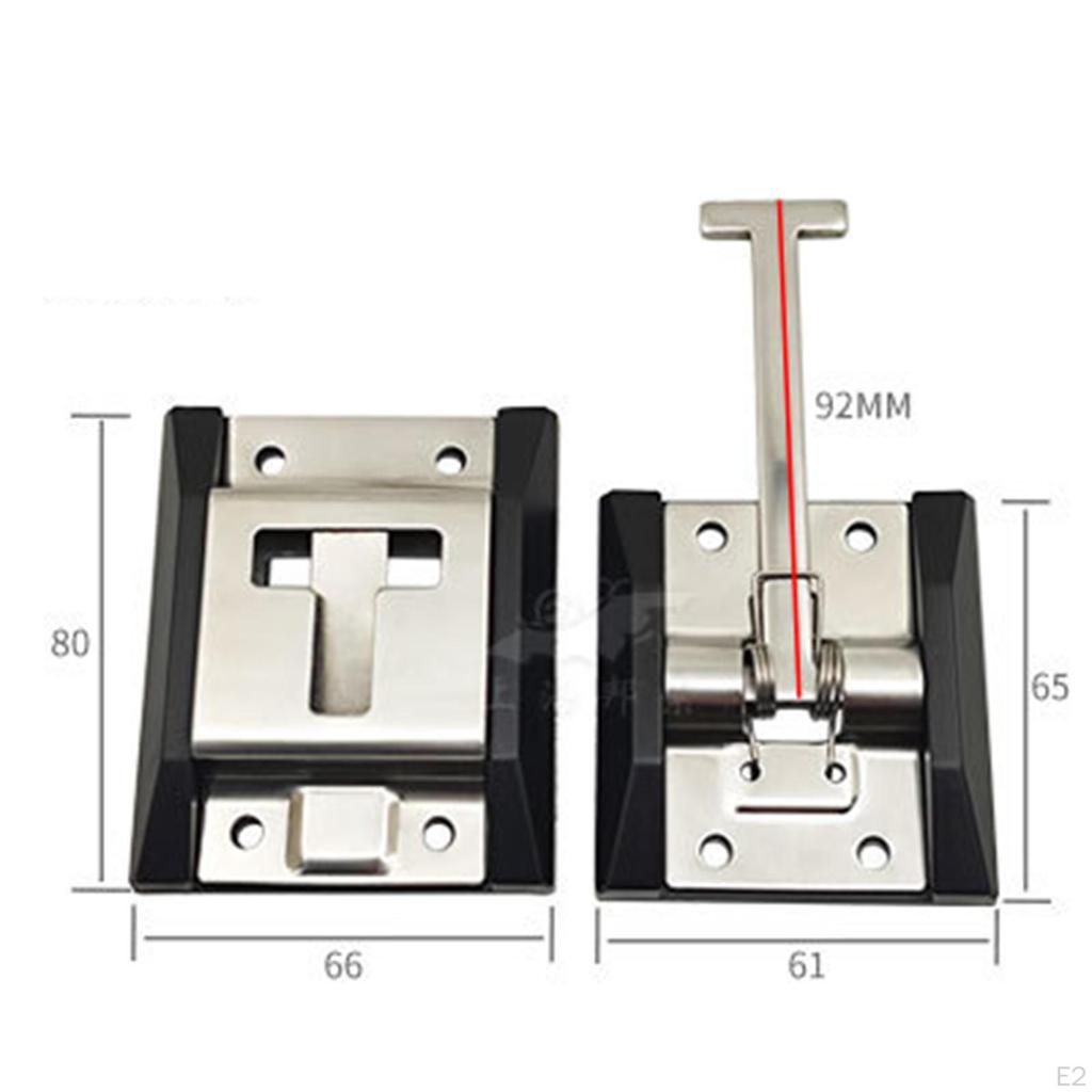 Держатель для автофургона Т-образная защелка для входной двери Аксессуары для входа в кемпер Крючок с кронштейном