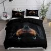 180x220 Комплекты постельного белья Набор пододеяльника с головой животного Супермягкий Полный Квин Король Комплект для спальни Европейский Американский стиль Домашний текстиль