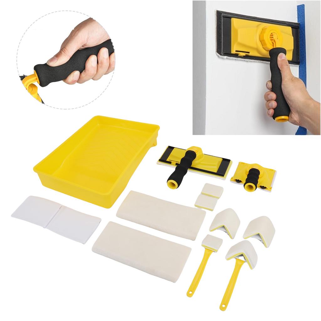 Ручка с вращением на 360 градусов Набор малярных инструментов Высокая эффективность Инструмент для покраски потолков углов