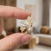 Elegant Butterfly Zircon Ring Enamel Finger Jewelry Sweet Butterfly Open Ring  Ladies Jewelry