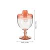 2pcs Baby Cups Goblet Shape Safety Antidrop Toddlers Mealtime