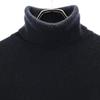 BACKLASH Wool Cashmere Blend Long Sleeve Turtleneck Sweater L Black Knit Men's Used