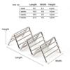 Food Display Kitchen Restaurant Stainless Steel Kitchen Tools Stand Tray Pizza Rack Taco Holder