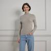 Elegant Turtleneck Seamless Simple Solid Color Pullover Pure Wool Knitted Inner Slim Versatile Bottoming Shirt