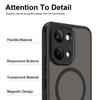 Матовый противоударный чехол-щит для Xiaomi Poco X8 Pro Max Redmi Turbo 5Max, ТПУ-рамка, матовый пластик, магнитная крышка для телефона, Fundas