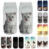 Women's Men's Fashion Animal Cute 3D Cat Printed Casual Soft Ankle Socks