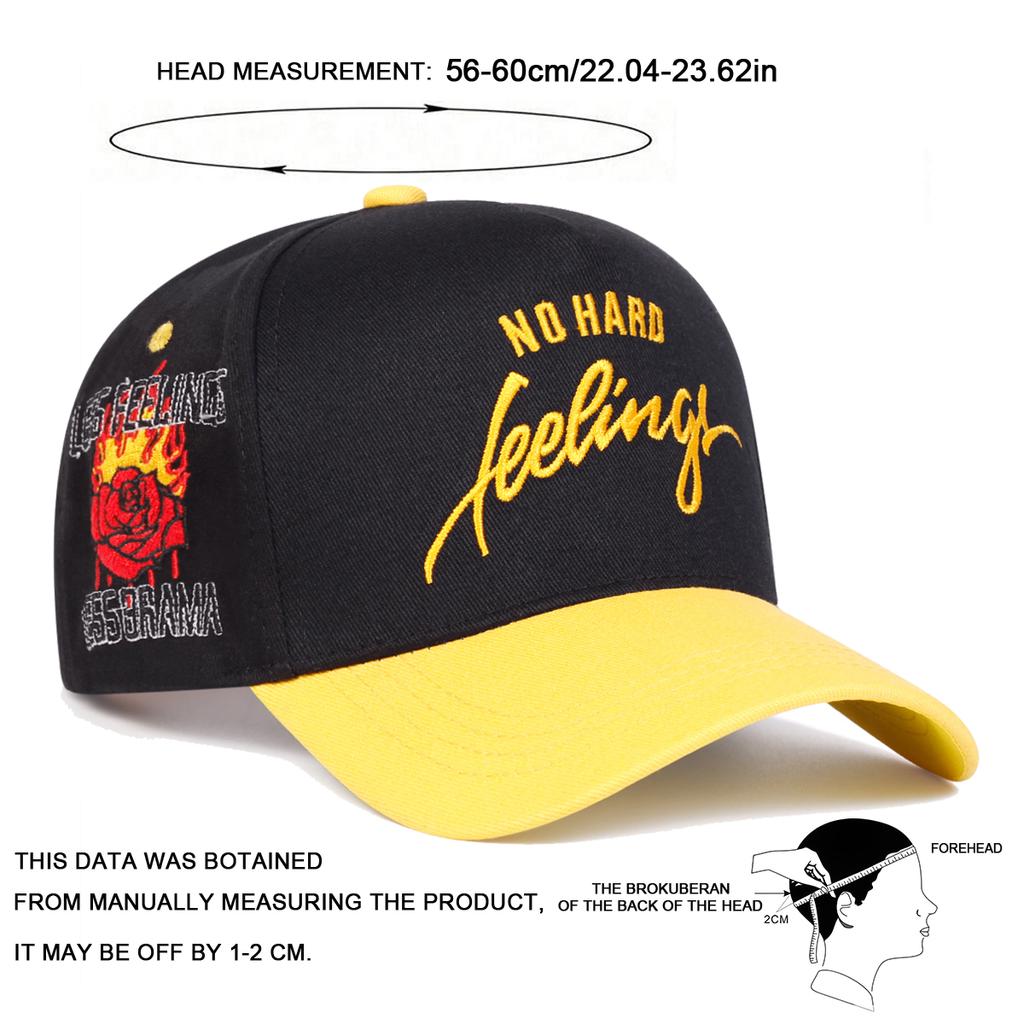 Unisex Letter Side Rose Embroidery Adjustable Rapper Hip Hop Baseball Hat Mesh Fishing Caps Spring Summer Outdoor Sport Travel for Women Men