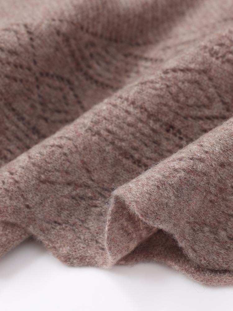 Шаль-накидка с пуговицей-китайским узлом 100% шерсть Женские вязаные накидки на плечи Шарф Кейп Мягкий теплый для шеи Каппа Уютная осенняя мода Мантии