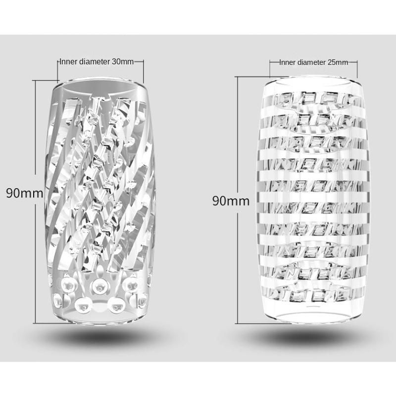 Прозрачный мужской мастурбатор, искусственная киска, вагинальный для мужчин, головка, сосание, насос для пениса, шипы, тренажер, секс-игрушки для мужчин 18+