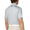 FootJoy Men's Heather Print Short Sleeve Button-Down Golf Shirt, Gray, Size M (FJ-S25-S17, 34540-M)