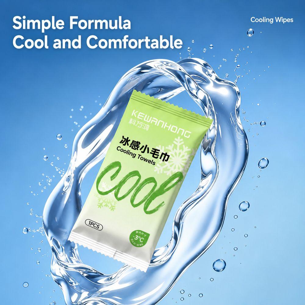 Disposable Summer Cooling Towel Heat Relief Ice Towel Instant Cooling Wipes Towel Sports Outdoor