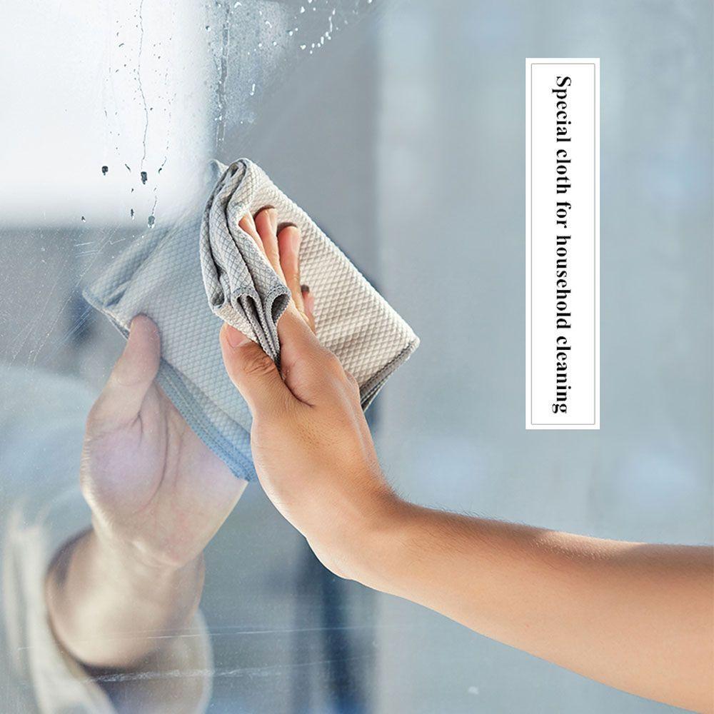 Kitchen Polishing No Traces Anti-Grease Wiping Rags Fish Scale Towel Cleaning Cloth Scouring Pad