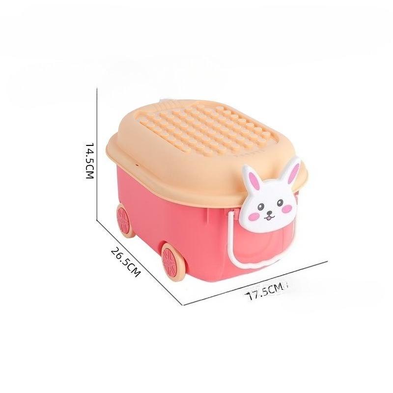 Cartoon Toy Storage Box Organizer for Child Home Snack Clothes Storage Box Large Capacity Multifunctional Plastic Storage Boxes
