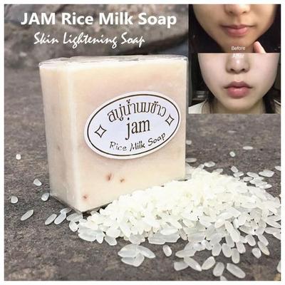 Натуральное мыло - Джем - Рисовое молоко - 4 x 60г - Осветляющее - Увлажняющее - Без парабенов