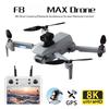 Новый F8 MAX GPS Дрон Профессиональный 8K Камера 5G WIFI FPV Дрон 360° Интеллектуальное Предотвращение Препятствий с Большим Экраном Бесколлекторный Складной Квадрокоптер Игрушки