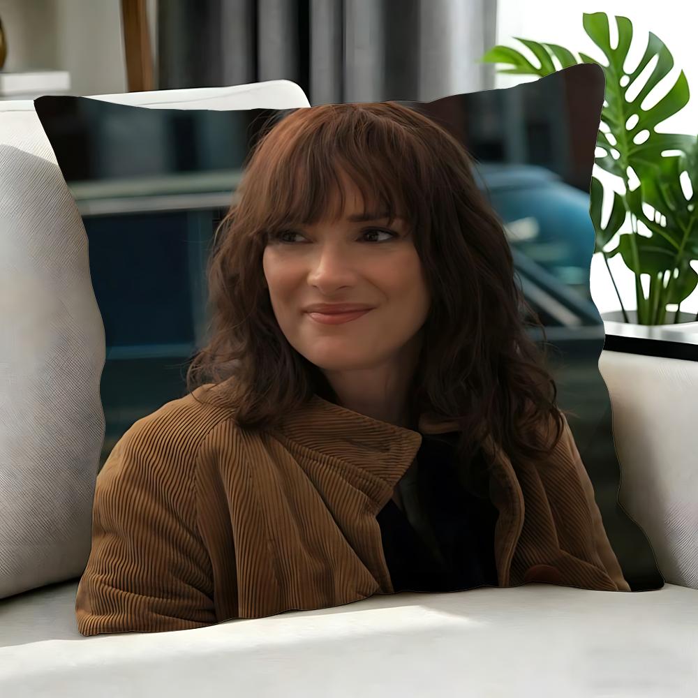 movie Winona Ryder Cushion Cover Cushion Cover Set Pcs x x x Pillowcase Decorative Sofa Home Decor