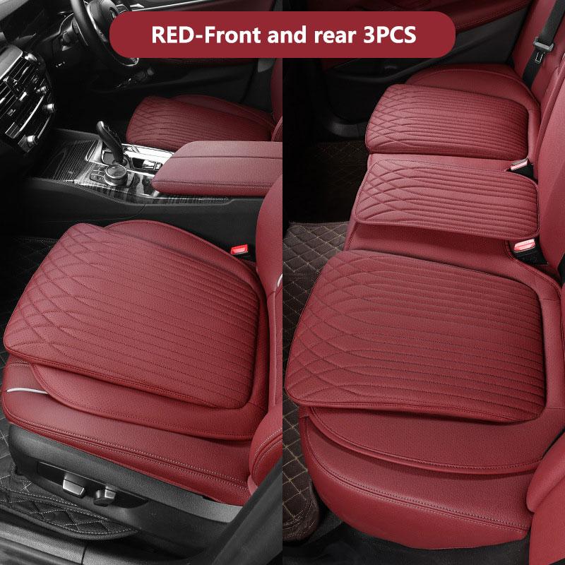 Подушка для сиденья автомобиля Защитный чехол для переднего сиденья водителя Интегрированная дышащая подушка для заднего сиденья Всесезонная универсальная кожа Nappa