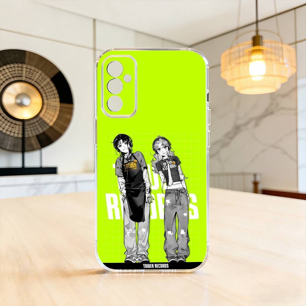 KiniOto Manga The Green Yuri Guy Phone Case Transparent Silicone Soft For SamsungA10,12,20,21S,30,31,40,50,51,52,70,71