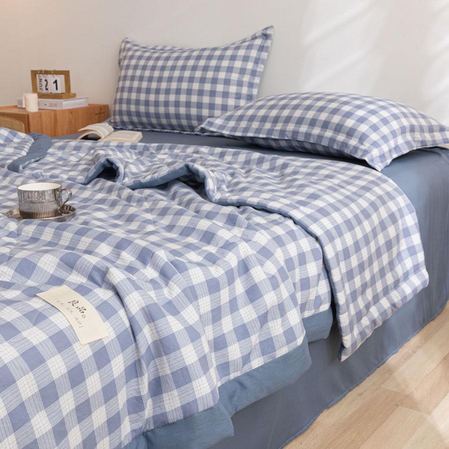 Летнее хлопковое одеяло с кондиционером, стираемое в машине одеяло с двойным охлаждением, двухстороннее очень большое одеяло