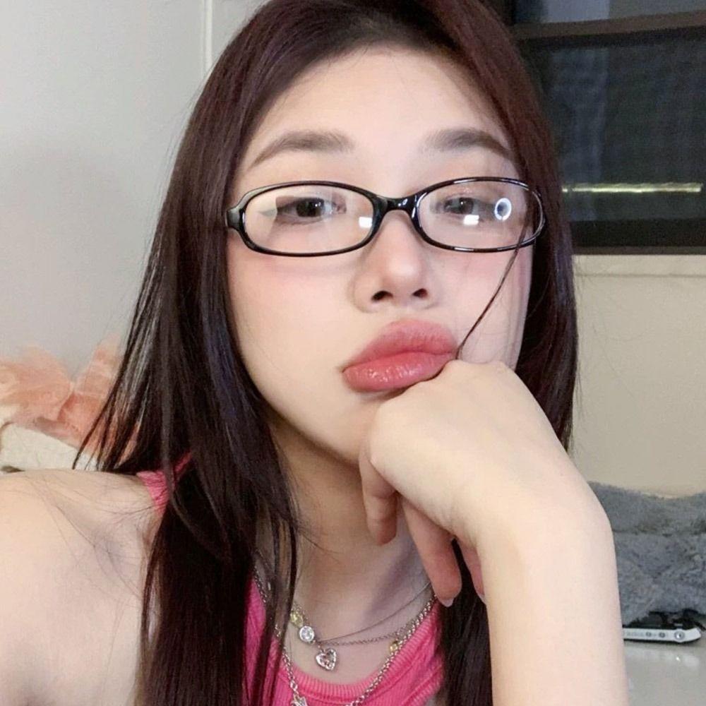 Anti Radiation Y2K Glasses Eye Protection Frame Eyewear Vintage Optical Spectacle Eyeglass Office