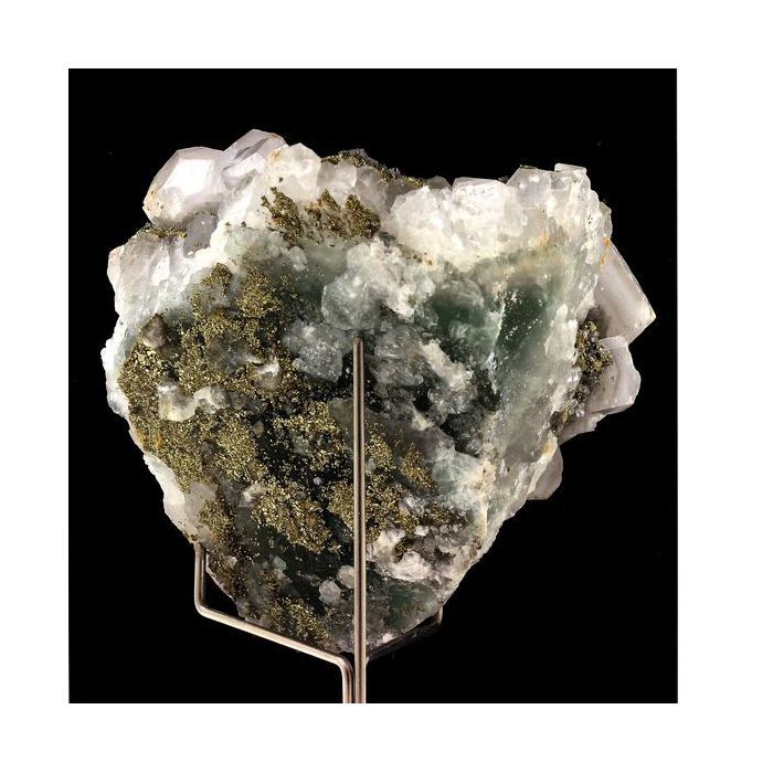Pierres et Minéraux. Calcite, Pyrite, Fluorite. 1515.5 ct. El Hammam Mine, Meknès, Maroc.