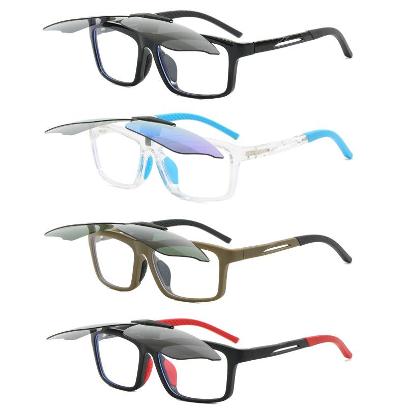 Поляризованные очки для велоспорта, мужские модные солнцезащитные очки с квадратной оправой для женщин, TR90, оптические очки по рецепту, оправа 144 мм