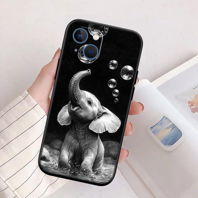 RP5 Animal Elephant Phone Case for Samsung Galaxy S20 S21 S22 Ultra FE + Plus A21S A22 A24 A25 A26 A30 A30S A31