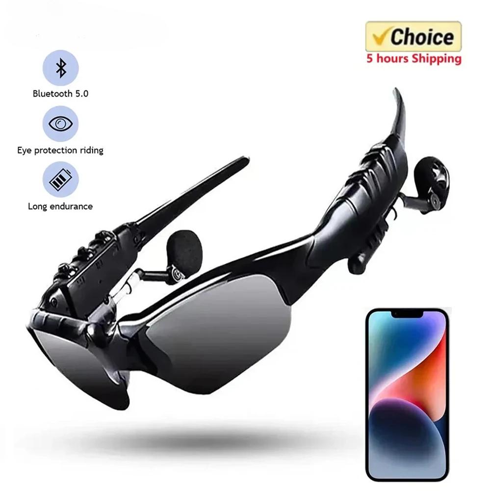 Toptrek Спортивные стерео беспроводные Bluetooth велосипедные солнцезащитные очки 5.0 гарнитура телефон поляризованные водительские солнцезащитные очки очки для верховой езды