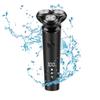 Men's Rotary Shaver Wet Dry USB Rechargeable Black
