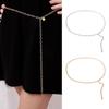 Women Lady Waist Chain Belt Metal Gold Silver Color Waistband Chain Belt